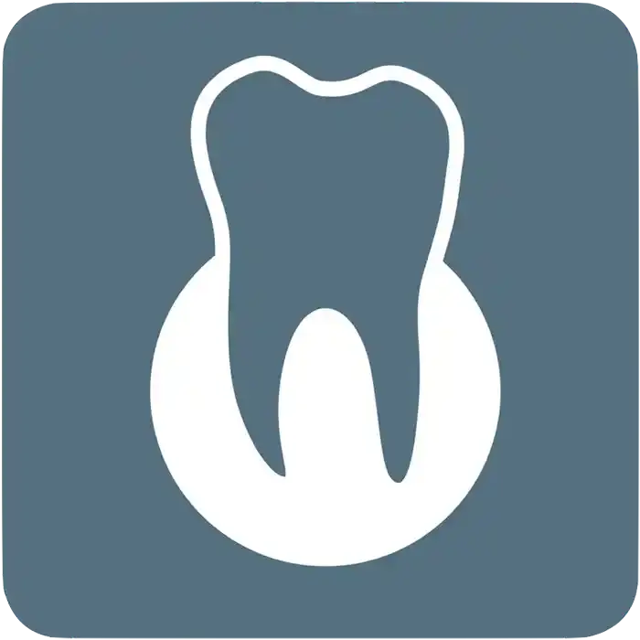 Icon für Parodontitis mit Hintergrund